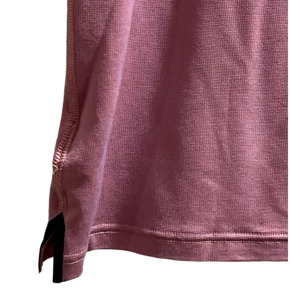 Rhone Mens Delta Pique Short Sleeve Polo Shirt Color Razzy/Misty Rose Sz Med - Picture 16 of 16